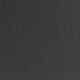 Dark Grey Vertical-Stripe Rib Knit, Polyester