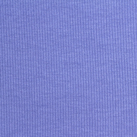 Viscose Stretch Rib Knit Fabric, 280 gsm, 120 cm — Purple