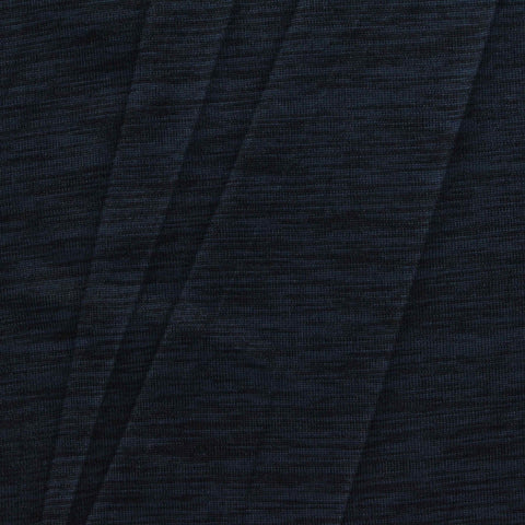 Dark Blue Marl Jersey Knit, Polyester, 164 gsm