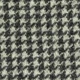 Black Houndstooth Jacquard, Polyester — texture