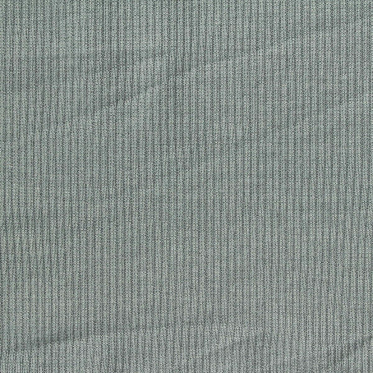 Polyester Stretch Rib Knit Fabric, 243 gsm, 120 cm — Grey