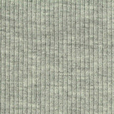 Grey Marl Rib Knit, Viscose — texture