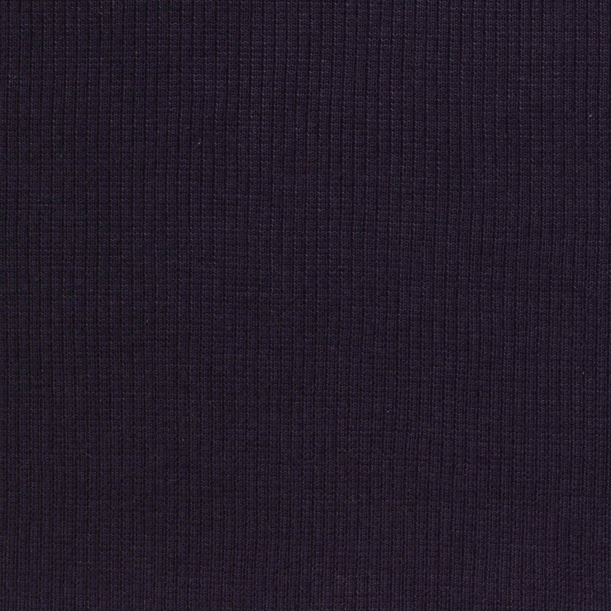 Polyester Stretch Rib Knit Fabric, 250 gsm, 120 cm — Navy