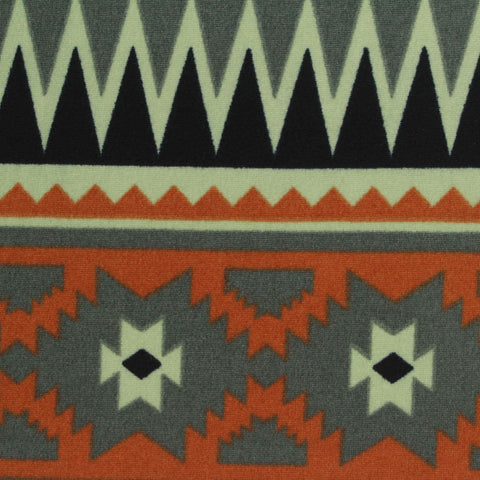 Black Zigzags Milk Silk Knit, Polyester