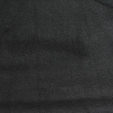Polyester Viscose Stretch Ponte Knit Fabric, 330 gsm, 156 cm — Black