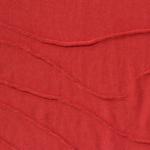 Red Tone-on-Tone Jersey Knit, Poly-Viscose