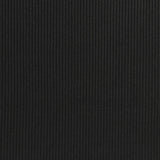 Brushed Polyester Stretch Rib Knit Fabric, 176 gsm, 146 cm — Black