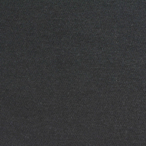 Brushed Cotton Polyester French Terry Fabric, 289 gsm, 160 cm — Navy