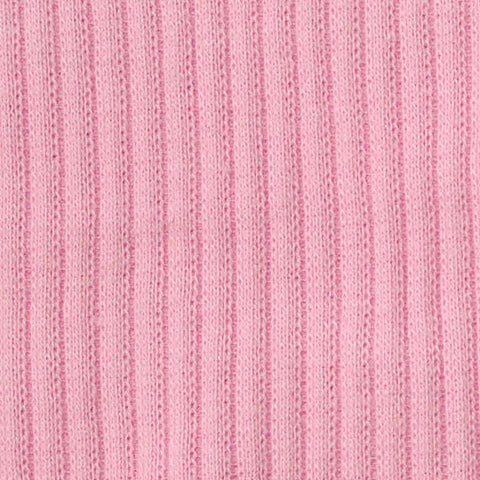 Cotton Stretch Rib Knit Fabric, 230 gsm, 108 cm — Pink