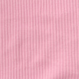 Cotton Stretch Rib Knit Fabric, 230 gsm, 108 cm — Pink