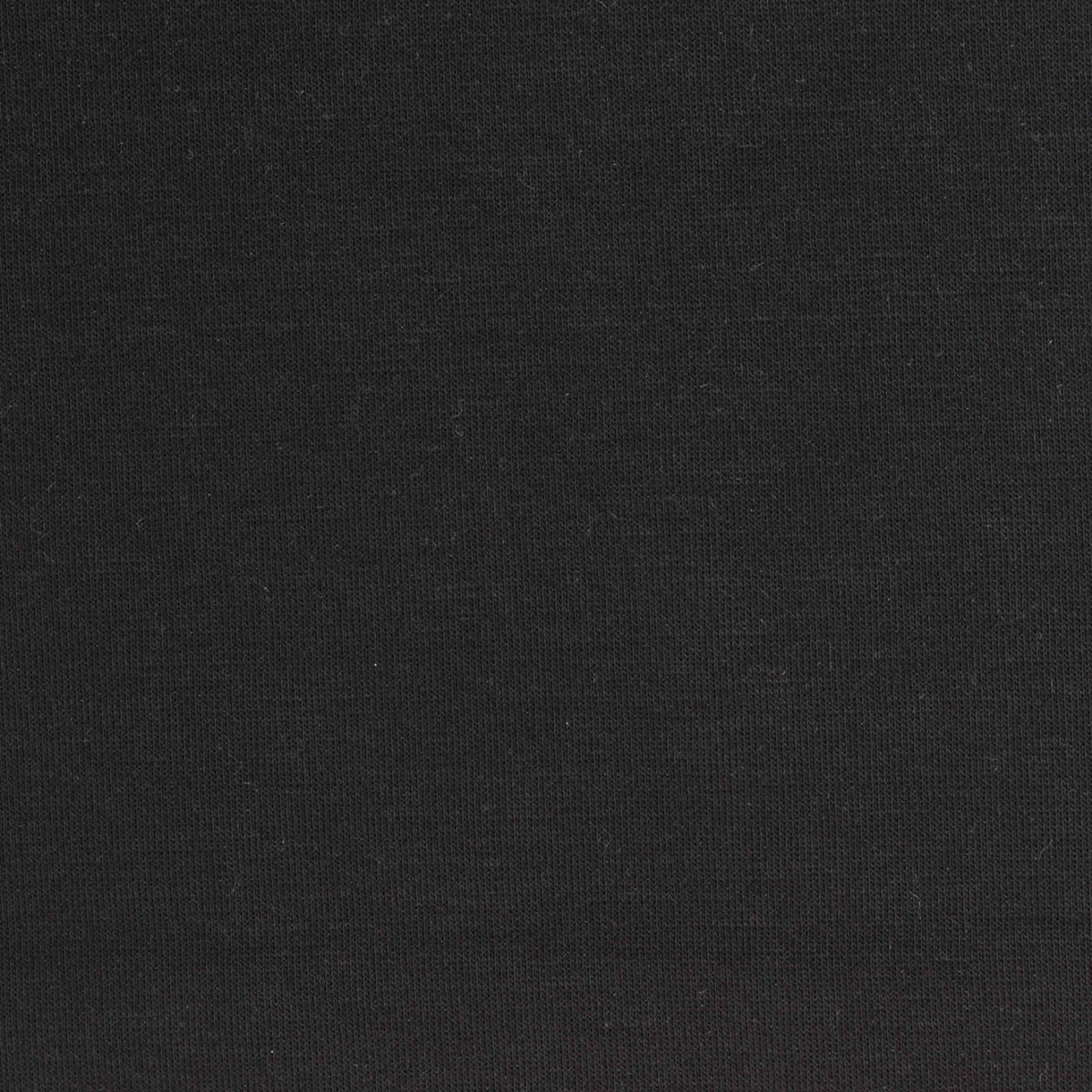 Polyester Cotton Stretch Scuba Knit Fabric, 289 gsm, 170 cm — Black