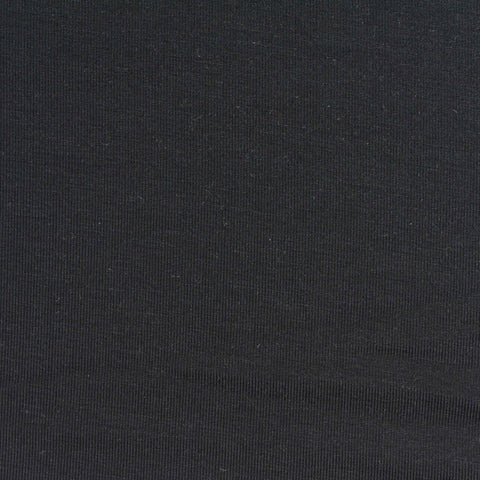 Jersey Knit Fabric, 180 gsm, 175 cm — Black