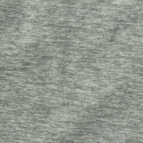Dark Grey Marl Jersey Knit, Polyester, 240 gsm, 175 cm