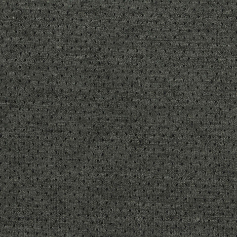 Dark Grey Dot Scuba Knit, Polyester