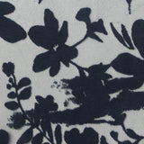 Navy Floral Knit, Viscose