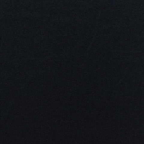 Polyester Viscose Stretch Scuba Knit Fabric, 280 gsm, 160 cm — Black