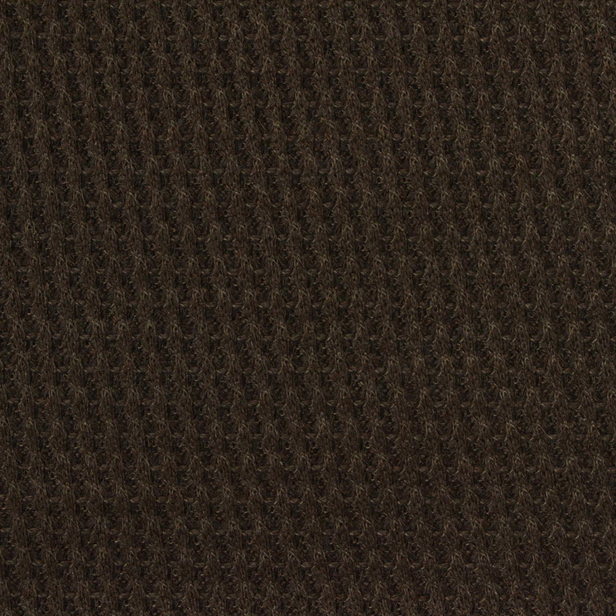 Brushed Viscose Polyester Stretch Waffle Knit Fabric, 220 gsm, 160 cm — Brown