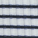 Black Horizontal-Stripe Rib Knit, Polyester — texture