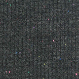 Polyester Cotton Stretch Waffle Knit Fabric, 200 gsm, 180 cm — Grey — texture