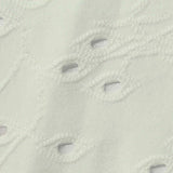 White Eyelet Jacquard, Polyester — texture