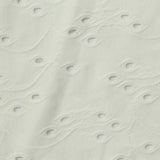 White Eyelet Jacquard, Polyester