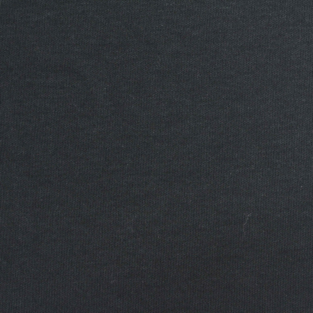 100% Cotton Interlock Knit Fabric, 190 gsm, 180 cm — Black
