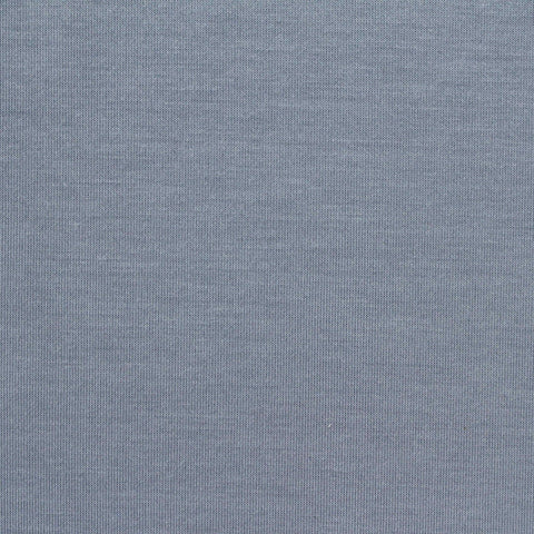 Washed Polyester Viscose Stretch Scuba Knit Fabric, 300 gsm, 160 cm — Blue