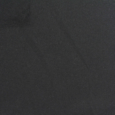 Polyester Stretch Scuba Knit Fabric, 240 gsm, 155 cm — Black