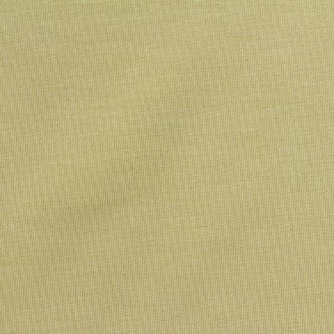 Washed Polyester Viscose Stretch Scuba Knit Fabric, 300 gsm, 160 cm — Khaki