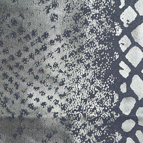 Animal Print Polyester Stretch Sateen Fabric, 235 gsm, 150 cm — Grey