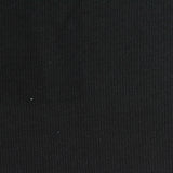 Viscose Stretch Rib Knit Fabric, 340 gsm, 135 cm — Black