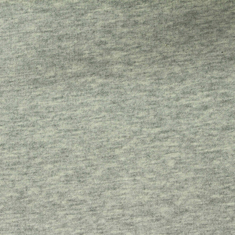 Light Grey Heathered-Marl Scuba Knit, Poly-Cotton, 360 gsm