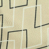 Black Geometric Knit, Polyester — texture