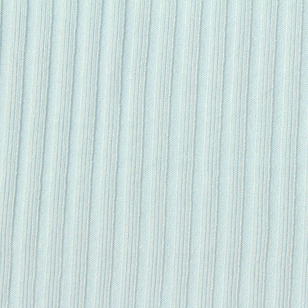 Brushed Polyester Stretch Rib Knit Fabric, 260 gsm, 155 cm — Blue