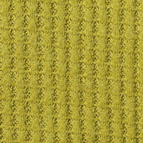 Brushed Polyester Waffle Knit Fabric, 240 gsm, 165 cm — Khaki