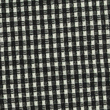 Black Check Jersey Knit, Polyester — texture