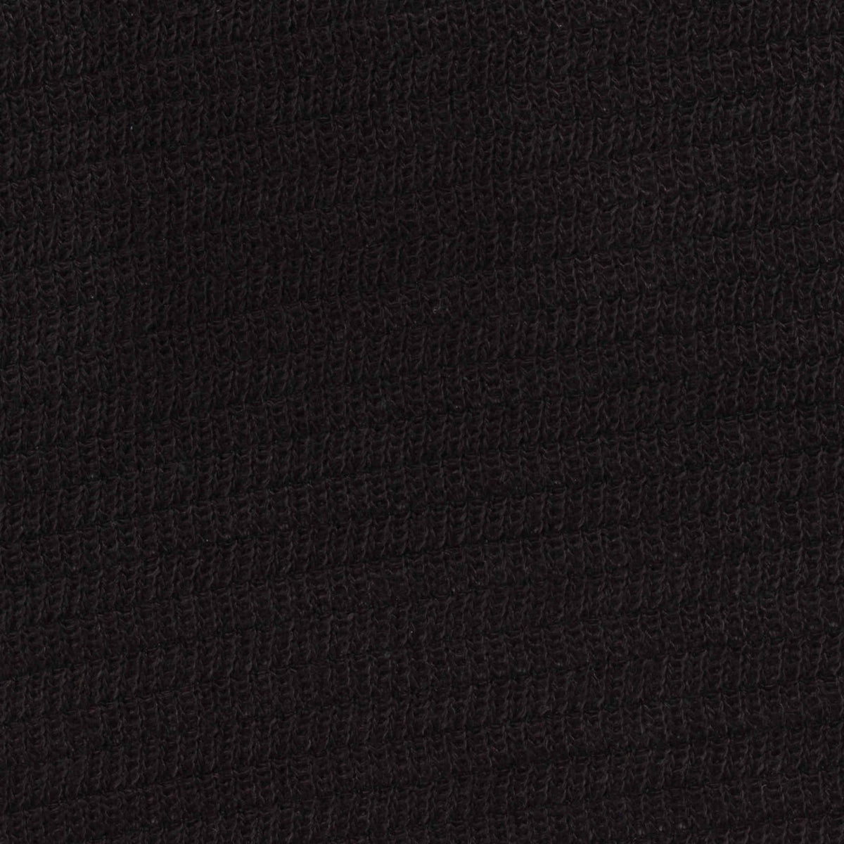 Polyester Cotton Spandex Interlock Knit Fabric, 240 gsm, 138 cm — Black