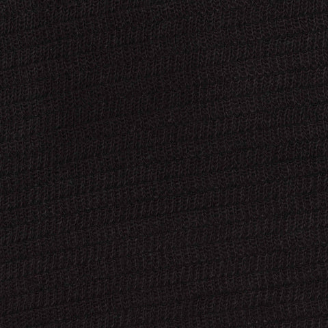Polyester Cotton Spandex Interlock Knit Fabric, 240 gsm, 138 cm — Black