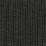 Polyester Stretch Rib Knit Fabric, 303 gsm, 164 cm — Grey