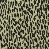 Black Animal Print Interlock Knit, Polyester — texture
