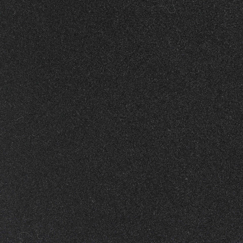 Brushed Polyester Stretch Knit Fabric, 295 gsm, 165 cm — Black