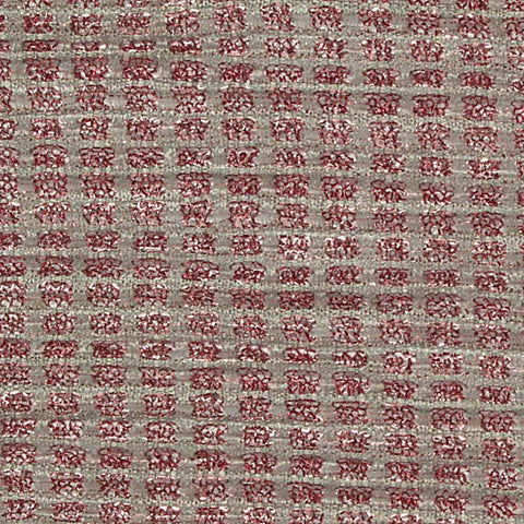 Light Grey Textured-Grid Jacquard, Poly-Metallic