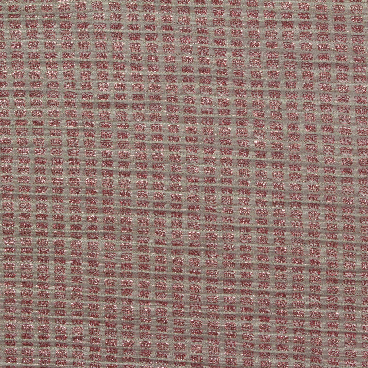Light Grey Textured-Grid Jacquard, Poly-Metallic