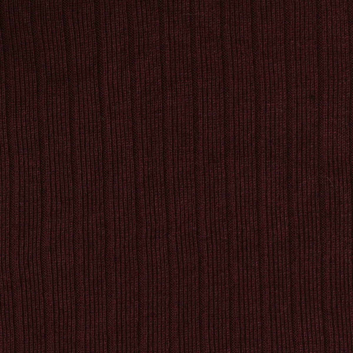 Dark Burgundy Rib Knit, Poly-Viscose
