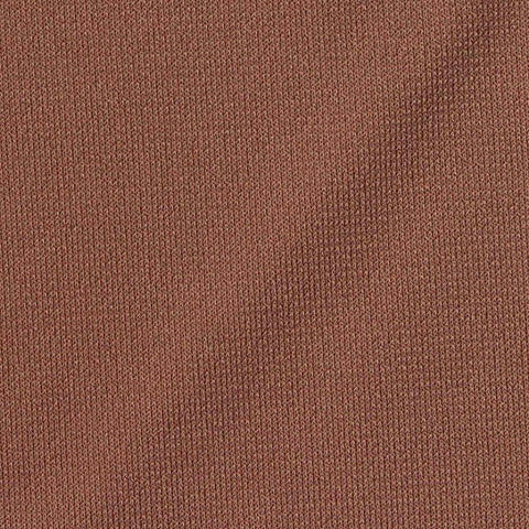 Polyester Stretch ITY Knit Fabric, 200 gsm, 155 cm — Brown