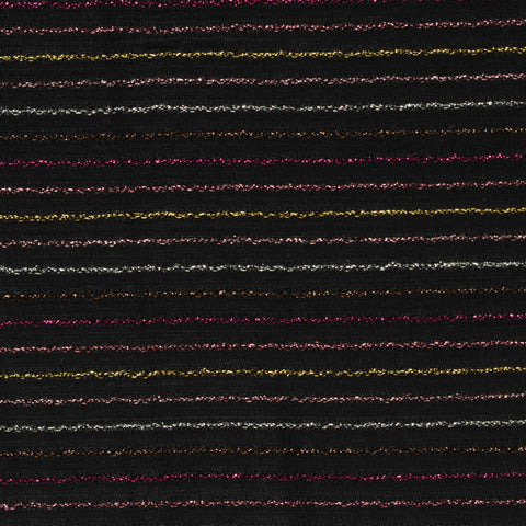 Gold Stripes Knit, Nylon