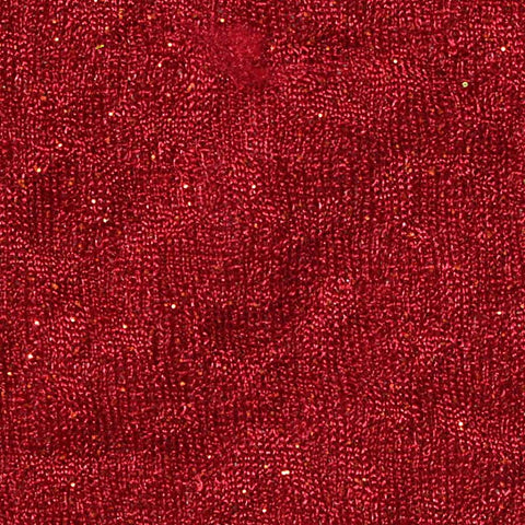 Jacquard Polyester Stretch Knit Fabric, 190 gsm, 160 cm — Red