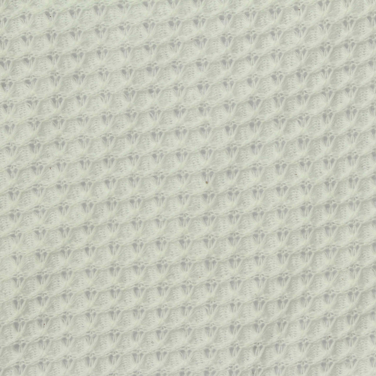 White Textured Chunky Knit, Polyester, 240 gsm