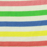 Pink Horizontal-Stripe Rib Knit, Cotton