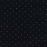 Black Dots French Terry, Cotton-Poly